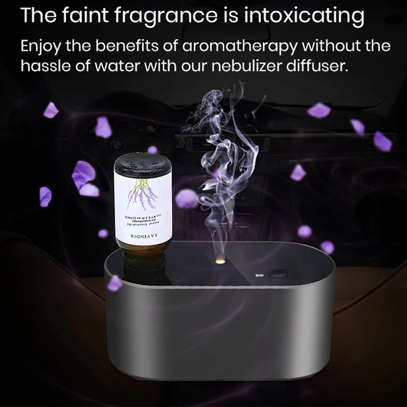 Waterless Nebulizer Essential Oil Diffuser For Aromatherapy - Aroma Diffuser Nebulizer Scent Machine Room Home Air Freshener