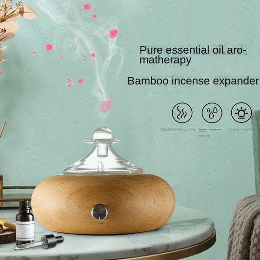 Upgrade Home Aromatherapy Pure Essential Oil Fragrance Machine Cold Aromatherapy Diffuser with Colorful LED Lights